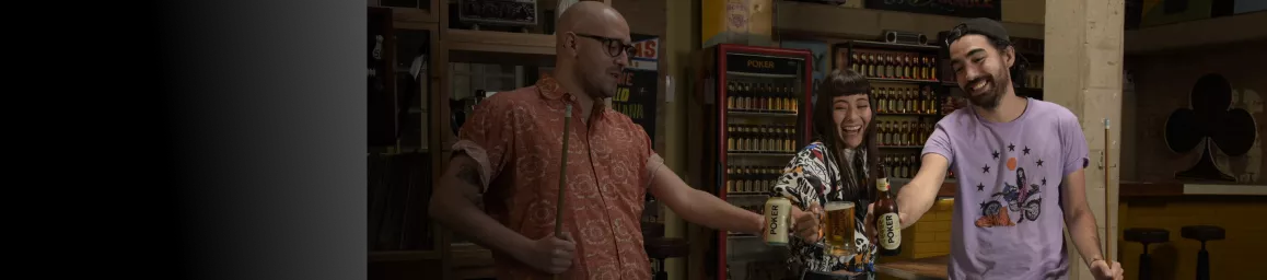 Parchadero más Pro Cerveza Poker