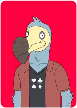 Dodo de Serie Extintos de Cerveza Poker