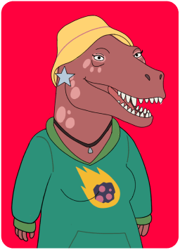 T-Rex de Serie Extintos de Cerveza Poker