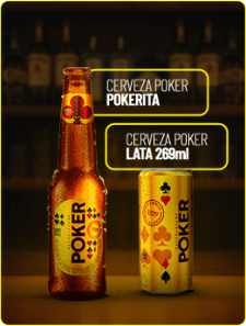 cerveza pokerita cerveza poker lata 269ml